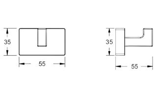Крючок для ванной комнаты Shevanik SG5611 хром